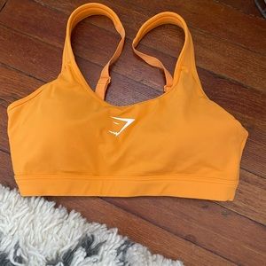 Orange Gymshark Sports Bra